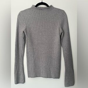 Wilfred Large Grey Mock Neck Sweater